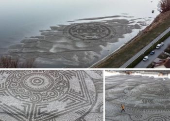 U koritu Drave koja se povukla osvanuo nevjerojatan prizor