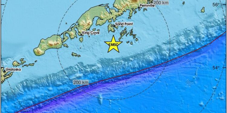 Potres magnitude 7,3 kod Aljaske, aktivirano upozorenje na tsunami