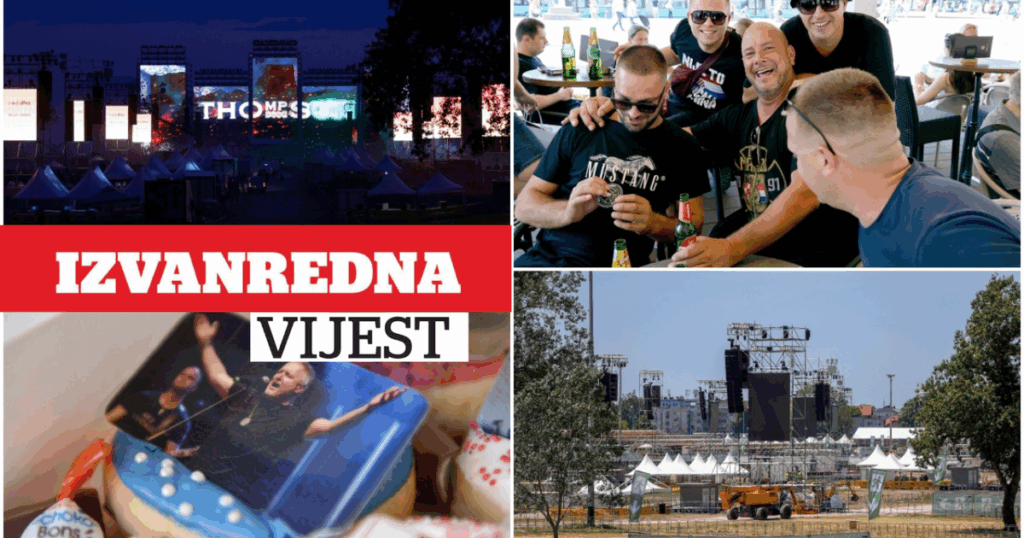 FOTO/VIDEO Počela ludnica u centru Zagreba. Ore se Thompsonove pjesme. Krenule su gužve i kolone FOTO/VIDEO Počela ludnica u centru Zagreba. Ore se Thompsonove pjesme. Krenule su gužve i kolone