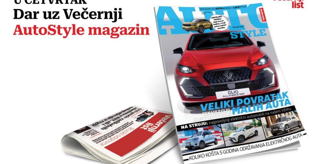 U četvrtak uz Večernji list na dar novi magazin Autostyle U četvrtak uz Večernji list na dar novi magazin Autostyle