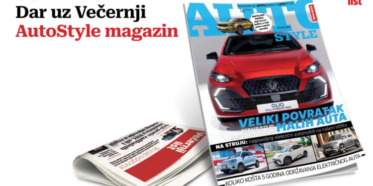 U četvrtak uz Večernji list na dar novi magazin Autostyle