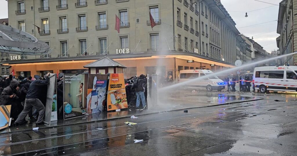Kaos u Bernu: Propalestinski prosvjed prerasao u sukobe s policijom