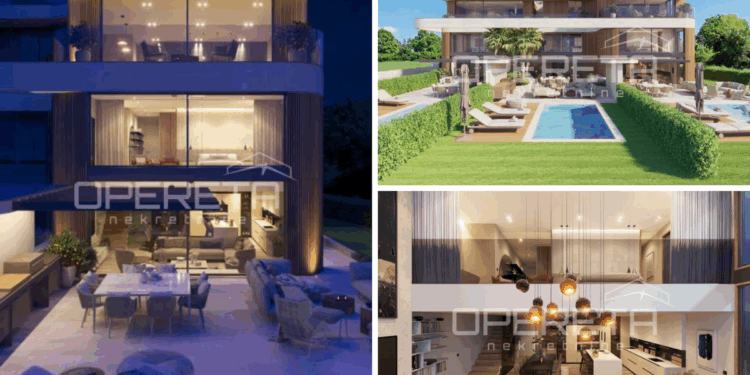 FOTO Stan iz snova na moru: Dvoetažni stan s bazenom samo 300 m od plaže