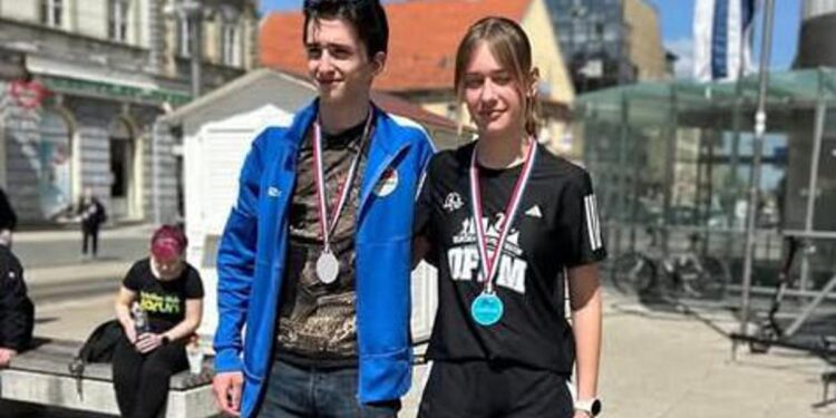 Petar Petrić i Brigita Grčić – prvaci HACL lige u kategoriji U23