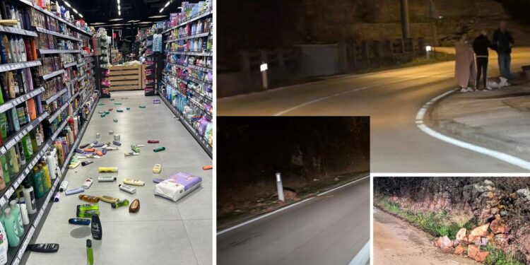 Potres u Hercegovini: Dio stanovnika napustio domove, predmeti padali s polica, lakša oštećenja na kućama Potres u Hercegovini: Dio stanovnika napustio domove, predmeti padali s polica, lakša oštećenja na kućama