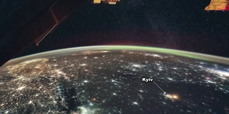 VIDEO Ruski napad na Kijev uhvaćen kamerama Međunarodne svemirske postaje